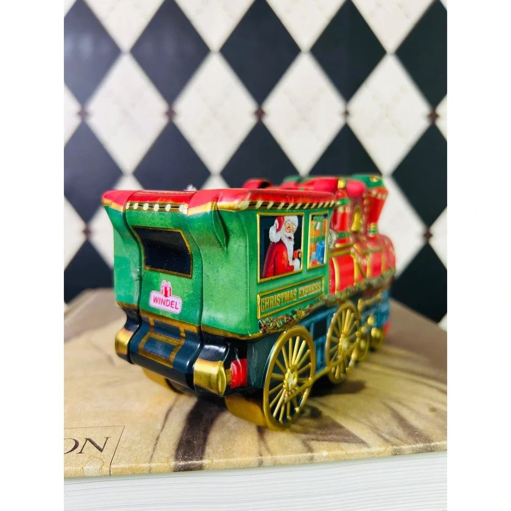 Windel Christmas‎ Express Tin Train Container Santa Holiday Candy or Tea Tin